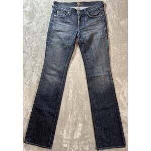 7 For All Mankind Vintage Womens 28 Boot Cut Made USA Stretch Cowgirl Western